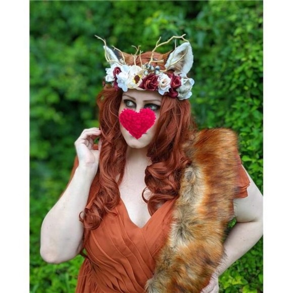 Floral Garland Crown Hair Wreath Flower Headband Halo Floral Headpiece Boho - Picture 4 of 7